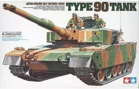 Tamiya Type 90 tankas JGSDF 1/35 – plastikinis surenkamas modelis