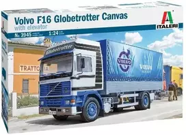 Italeri Volvo F16 Globetrotter tentinis sunkvežimis su keltuvu 1/24 rinkinys