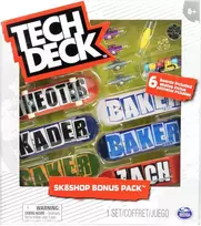 „Tech Deck“ riedlenčių rinkinys „Sk8Shop Bonus Pack Baker“ + iš anksto surinktas