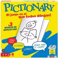 Mattel Spanish Pictionary board game