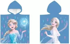 Disney Ledo šalis sniego paplūdimio rankšluostis pončas 50x100 cm