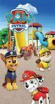 „Paw Patrol“ žaidimų aikštelės rankšluostis, paplūdimio rankšluostis 70x140cm