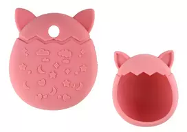 Silikoninis dėklas Tamagotchi žaidimui, rožinis