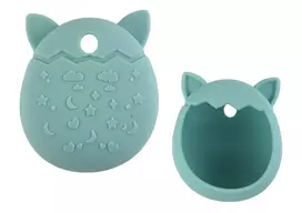 Silikoninis dėklas Tamagotchi žaidimui, melsvas