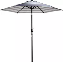 Outsunny Sodo skėtis, paplūdimio skėtis Ø230x216cm