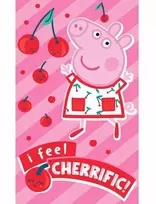 Peppa Pig Cherrific rankšluostis, veido rankšluostis, rankšluostis 30x50 cm