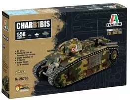 Italeri Char B1 Bis 1:56 plastikinis surenkamas tanko modelio rinkinys
