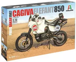 Italeri Cagiva Elefant 850 Paris-Dakar 1987 1/9 plastikinis surinkimo rinkinys