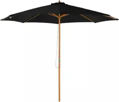 Outsunny Medinis sodo skėtis 300 cm - juodas