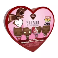 FUNKO POP! Vinilinių figūrėlių rinkinys: DC: Valentines - Batman, ~5 cm (4 vnt.)