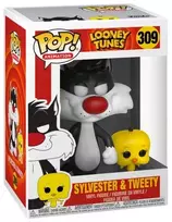 FUNKO POP! Vinilinė figūrėlė: Looney Tunes - Sylvester & Tweety, 9 cm