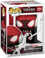 FUNKO POP! Vinilinė figūrėlė: Marvel: Spiderman - Miles Morales (Winter Suit), 9 cm