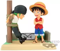 Banpresto One Piece Log Stories Monkey D Luffy & Roronoa Zoro figure 7cm