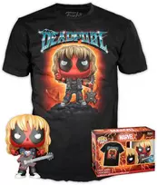 Funko Set figure POP & Tee Marvel Deadpool Heavy Metal