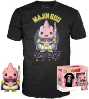 Funko Set figure POP & Tee Dragon Ball Z Majin Buu Exclusive