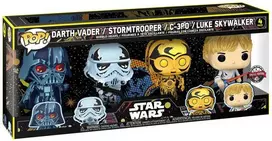 FUNKO POP! Vinilinių figūrėlių rinkinys: Star Wars, ~8 cm (4 vnt.)
