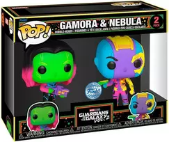 FUNKO POP! Vinilinė figūrėlė: Marvel: Guardians of the Galaxy - Gamora & Nebula, 9 cm