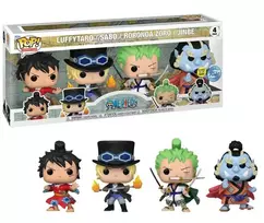 FUNKO POP! Vinilinių figūrėlių rinkinys: One Piece, ~8 cm (4 vnt.)