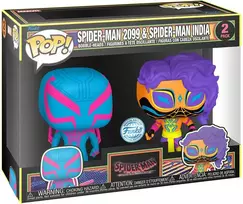 FUNKO POP! Vinilinė figūrėlė: Spider-Man: Spider-Man 2099 & Spider-Man India, 9 cm
