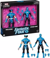 Hasbro Marvel Fantastic four Wolverine Spiderman pack 2 figures 15cm