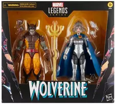 Hasbro Marvel Legends Series Wolverine & Lilandra Neramani pack figures 15cm