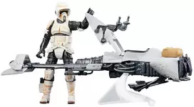 Hasbro Star Wars the Mandalorian Speeder Bike Scout Trooper & Grogu figure 9cm