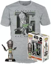 Funko Set figure POP & Tee Star Wars IG-11 With the Child Exclusive
