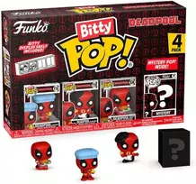 FUNKO Bitty POP! Figūrėlių rinkinys: Deadpool, ~3 cm (4 vnt.)