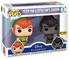 FUNKO POP! Vinilinė figūrėlė: Disney Classics - Peter Pan & Peter Pans Shadow, 9 cm