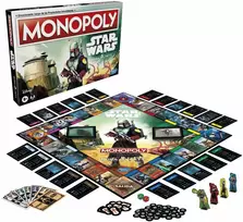 Hasbro Spanish Star Wars Boba Fett Monopoly game