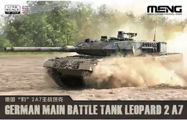 Meng Model Leopard 2 A7 vokiškas tankas 1/72 plastikinis surenkamas modelis