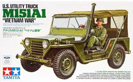 Tamiya M151A1 Vietnamo karo džipas 1/35 plastikinis modelis 35334