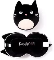 Relaxeazzz Cat Feline Fine Plush Rinkinys: pagalvė + akių kaukė