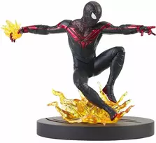 Diamond Select Marvel Gallery Comic Spiderman PS5 Miles Morales Figure 18cm