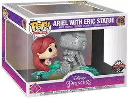 FUNKO POP! Vinilinė figūrėlė: Disney Princess  - Undinėlė Arielė ir statula Erikas, 9.5 cm