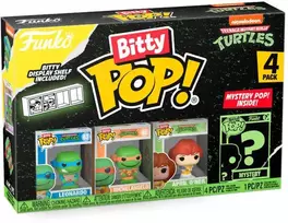 FUNKO Bitty POP! Figūrėlių rinkinys: Vėžliukai nindzės, ~3 cm (4 vnt.)