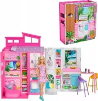 Mattel Barbie Jaukūs nameliai + lėlės rinkinys (HRJ77)