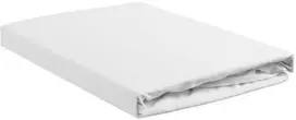 Ambiante Cotton Uni HL Baltas paklodė su guma Čiužinio dydis - 120x200 cm