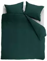 Ambiante Patalynės komplektas Cotton Uni Dark Žalias Pagalvės matmenys - 50x70 cm, Antklodės matmenys - 200x200 cm