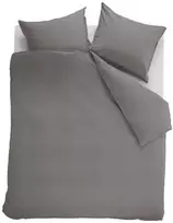 Ambiante Patalynės komplektas Cotton Uni Pilkas Pagalvės matmenys - 50x70 cm, Antklodės matmenys - 140x200 cm