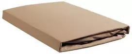 Ambiante Cotton Uni HL Khaki paklodė su guma Čiužinio dydis - 200x200 cm