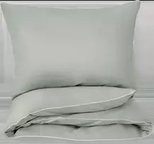 Fejos Namai KING ASH Žalias Satino pagalvės užvalkalas Pagalvės matmenys - 50x60 cm