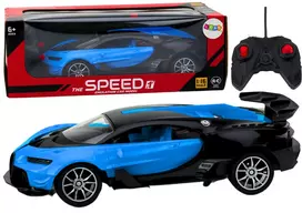 Lean Toys Mėlynas nuotoliniu būdu valdomas sportinis automobilis 1:16