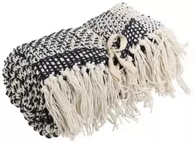 Home Styling Collection Cotton Medvilninė lovatiesė Mélange, 130 x 170 cm
