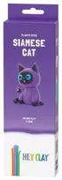 TM Toys HEY CLAY HCL30112CEE figūrėlė Pūkuoti gyvūnai Siamo katė 3 pakuotė