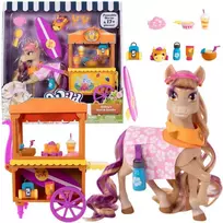Wild Manes Set Horse Figure Bailey gaivinantis vežimėlis + priedai 18 vnt