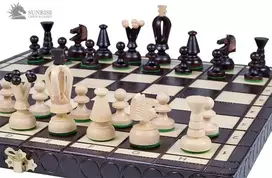 Provechess Šachmatai King's Medium 360x180x50mm, karalius 60mm