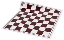 Provechess Šachmatų ir šaškių lenta suvyniojama 43x43cm