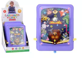 Lean Toys Arkadinis žaidimas Flipper Animals, violetinis