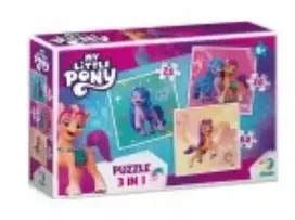 Dodo Dėlionė 3w1 MY LITTLE PONY AWESOME Rinkinys APLINKA PAČIAUSIAMS
